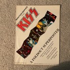 Kiss Vintage 1978 Foldout Super Poster Type Ad Gene Paul Ace Peter Criss Aucoin