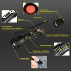 Clearance Super-bright Led Flashlight Zoomable Rechargeable Torch Tactical Light
