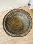 Antique Very Big Copper Planter   13 4   High - 23 6   Diameter   Large Pot
