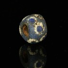  phoenician  Beads  Genuine Ancient Bead With Stratified Eyes   Sand clay Core