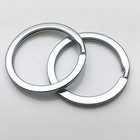 100 Pcs 1 Inch Flat Key Chain Ring Metal Split Keychain Rings For Home Keys