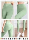 Women s Soft Stretch Cotton High Waisted Leggings Long Workout Yoga Pant fitness