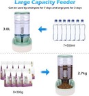 Automatic Dog Cat Feeder And Water Dispenser Gravity Food Feeder And Waterer