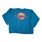 Vintage 1991 Minnesota Twins World Series Champions Crewneck Sweatshirt Blue Xl
