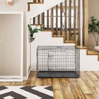 42inch Pet Kennel Cat Dog Folding Crate Playpen Wire Metal Cage Puppy Tray