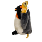Soft Plush Penguin Stuffed Animal Doll 7   Black White Orange Gray W  Tags New