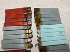 Machinist Lathe Tools  Lot Of 50 Carbide Tip 1 2  Tool Bits Mostly Iscar  nos 