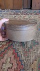Antique Early Primitive Wood Pantry Box Old Putty Paint 6 75  Patina