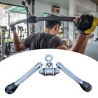 Tricep Press Down Bar V Shaped Bar Portable Multifunction Sturdy Non Slip Cable
