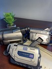 Lot Of 3 Sony Handycam Camcorders  8mm Hi8  Dcr-trv280  Trv17  Trv85 For Parts 