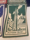 1939 Ny Worlds Fair  6 Cotton Cocktail Napkins Aquarium  Rca Bldg 7  X 41 2 