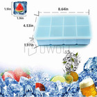 Silicone Big Ice Cubed Maker Large Cube Square Tray Molds Whiskey Ball Cocktails