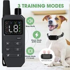 2800 Ft Dog Training Collar Rechargeable Remote Shock Pet Waterproof Trainer