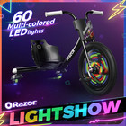 Razor Riprider 360 Lightshow - Drift Trike With Colorful Lights  3 Wheeled 16       