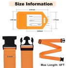 2 Pack Luggage Strap With Tsa Approved Lock   Adjustable Suitcase Security Belt