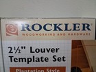 Rockler Shutter System 2 1 2   Louver Template Tool Set Plantation Style 44342