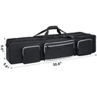 Heavy Duty Tripod Carrying Case  Tripod Bag With Padded Divider Light Stand B   