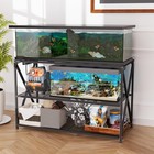 55-75 Gallon Fish Tank Stand  49 2 X 19 7x 31 5 Inch industrial Aquarium Stan   