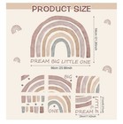 Boho Rainbow Wall Decal Baby Nursery Kids Teen Dorm - Dream Big Little One - New