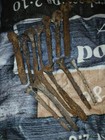 13 Antique Iron Railroad Spikes Early 20th Century