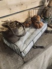 Honey And Me Antique Metal Folding Bed For Dolls teddy Bears 18 5 l - New In Box