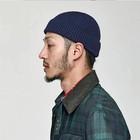 Mini Short Fisherman Beanie Hat Ribbed Docker Winter Warm Knitted Skull Cap Cuff