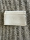 Coach Essentials Flap Close Card Case Wallet-white-vgc 