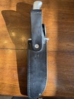 Large Buck 124 Knife With Leather Sheath