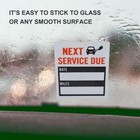 2 x2  Us 300  Oil Change Service Reminder Stickers Window Lite Sticker Pack