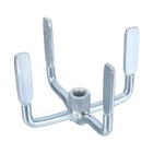 Durable Silver Metal Mixer Paddle Attachment For Home Concrete Mixing Tool