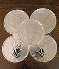 2011 Grizzly Bear  5  Coin Lot 1 Oz  9999 Silver Bu  Canada Wildlife Series