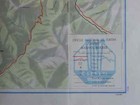 Carpathian Mountains Map Bucegi Romania Geographic Vintage