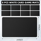8 Pieces Card Game Mats 14 X 24 Inch Sublimation Blanks Playmat For Trading Card