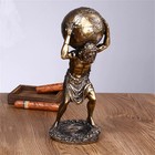 Greek Atlas Resin Statue Mythology Titan God Figurine Vintage Home Decor