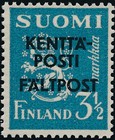 Stamp Finland Sc M2-3 Wwii 1941 Military Feldpost Kentta Posti Faltpost Mnh