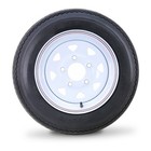 Wanda Trailer Tire Assembly 4 80-12 6-ply White Spoke Rim 5 Lug On 4 5 