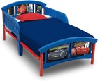 Bright Disney pixar Cars Toddler Bed With Guardrails     Easy Assembly  Safe Sleep