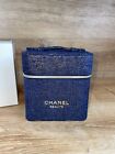 Chanel Beaute Vip Makeup Bag Box Case Holiday 2023  Blue Gold New