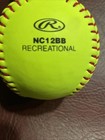 Rawlings Nc 1 2bb Ncaa Softballs Lot Of 4