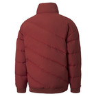 Puma Classics Down Full Zip Bomber Jacket Mens Red Casual Athletic Outerwear 589