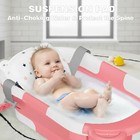 Collapsible Baby Bathtub  Baby Bath Tub With Soft Cushion   Real-time Thermom   