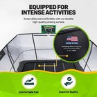 Jumpking 10  X 15  Rectangle Trampoline With Basketball Hoop