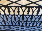 Heart  18th 19th C Antique Federal Brass Iron Fireplace Fender American