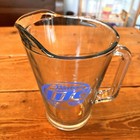 Vintage Thick Glass Miller Lite Beer Pitcher