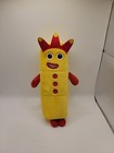 Numberblock Three Plush Toy Learning Resources Cbeebies Bbc Number Block 3 - Vgc