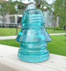 Nice Light Aqua Cd 201 Hemingray Glass Insulator  c 