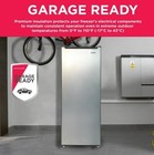 6 5 Cu  Ft  Upright Freezer  Platinum Silver  Efrf698