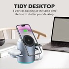 3-in-1 Fast Charging Dock For Apple Watch Airpods Iphone - Wireless Station