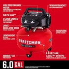 Craftsman 6-gallon Portable Electric 150 Psi Pancake Air Compressor Tool New