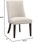Set Of 2 Powell Mid-century Modern Adler Upholstered Dining Chair